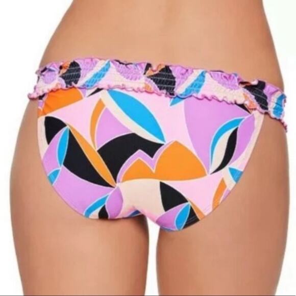 Salt+Cove smocked multicolor bikini swim bottom - Picture 2 of 7